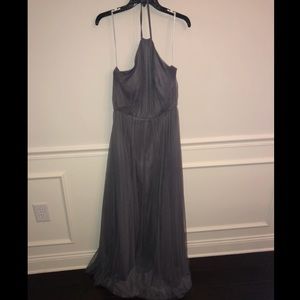 Charcoal Gray Bridesmaids Dress